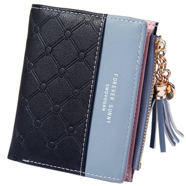Womens Wallet Ladies Mini Purses PU Leather Short Money Card Zipper Slim Holder